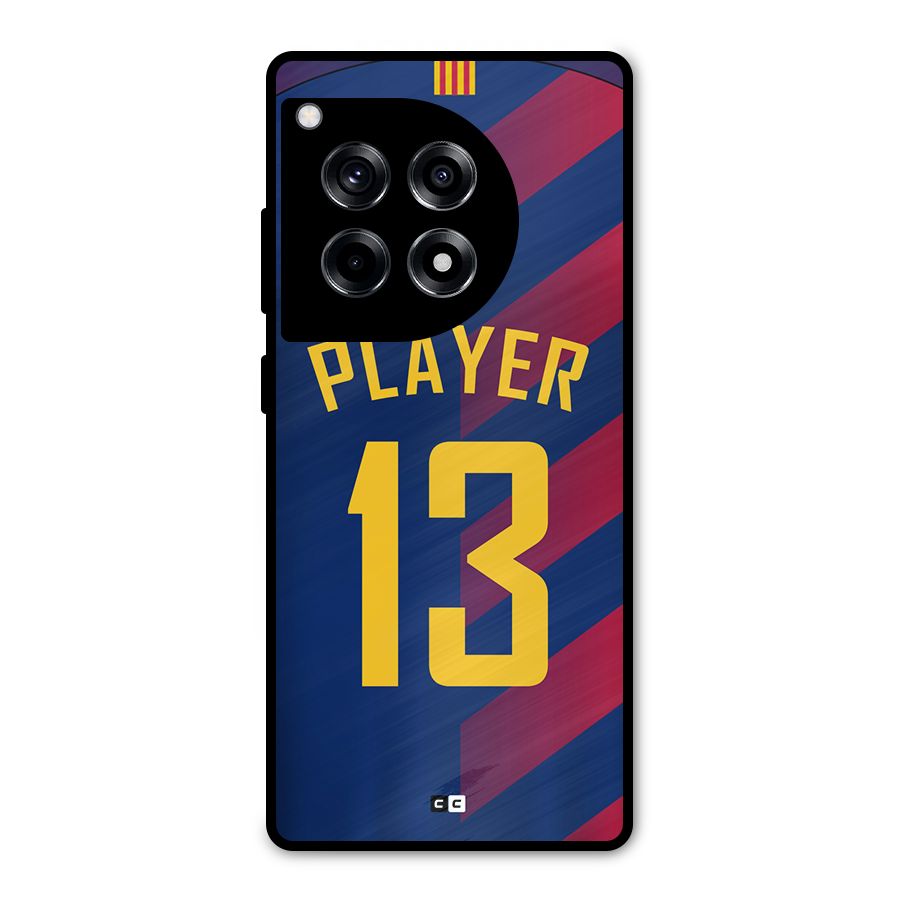 Player Thirteen Metal Back Case for OnePlus 12R