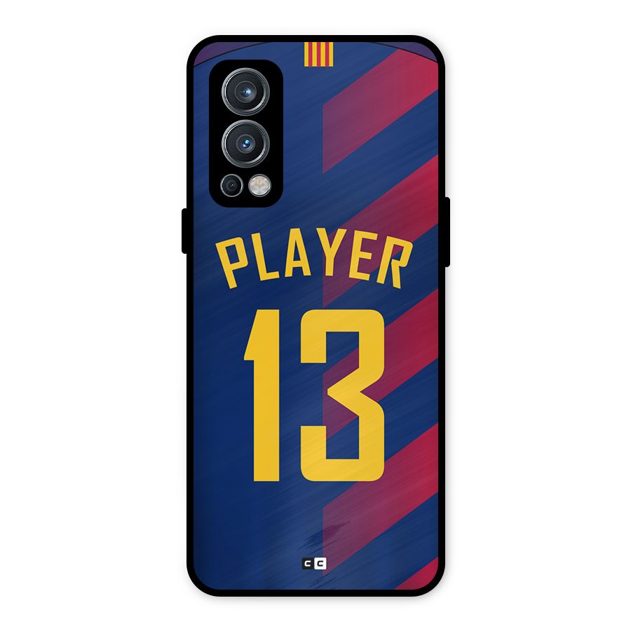 Player Thirteen Metal Back Case for OnePlus Nord 2 5G
