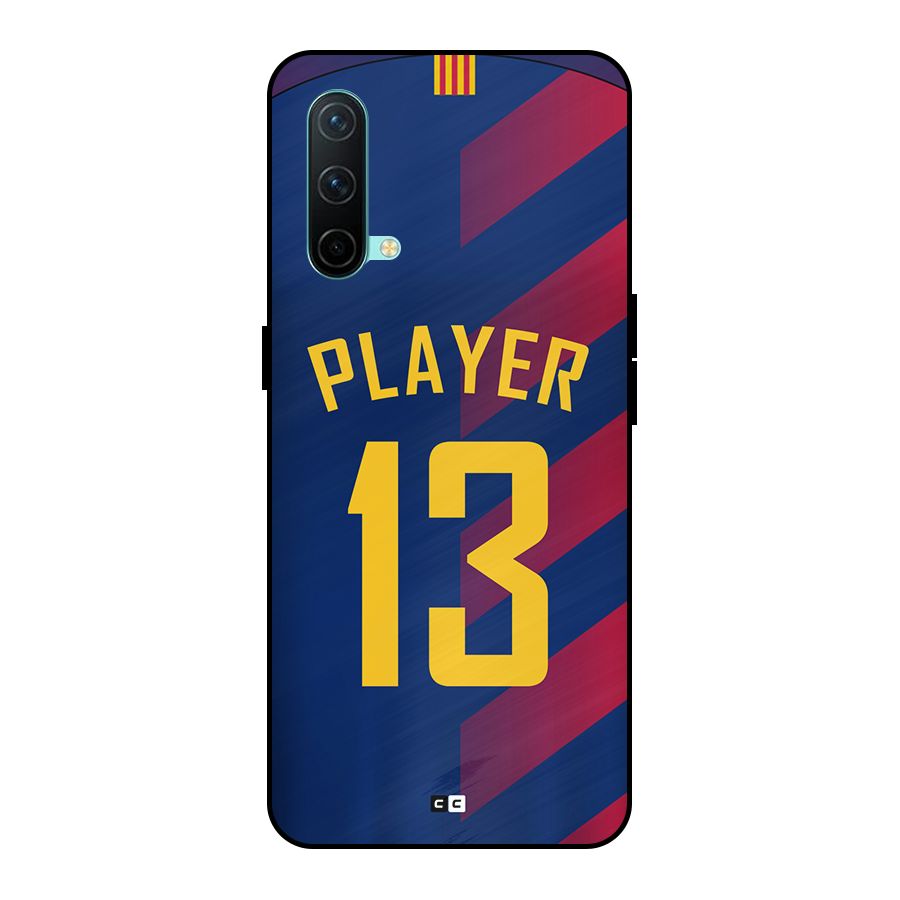 Player Thirteen Metal Back Case for OnePlus Nord CE 5G