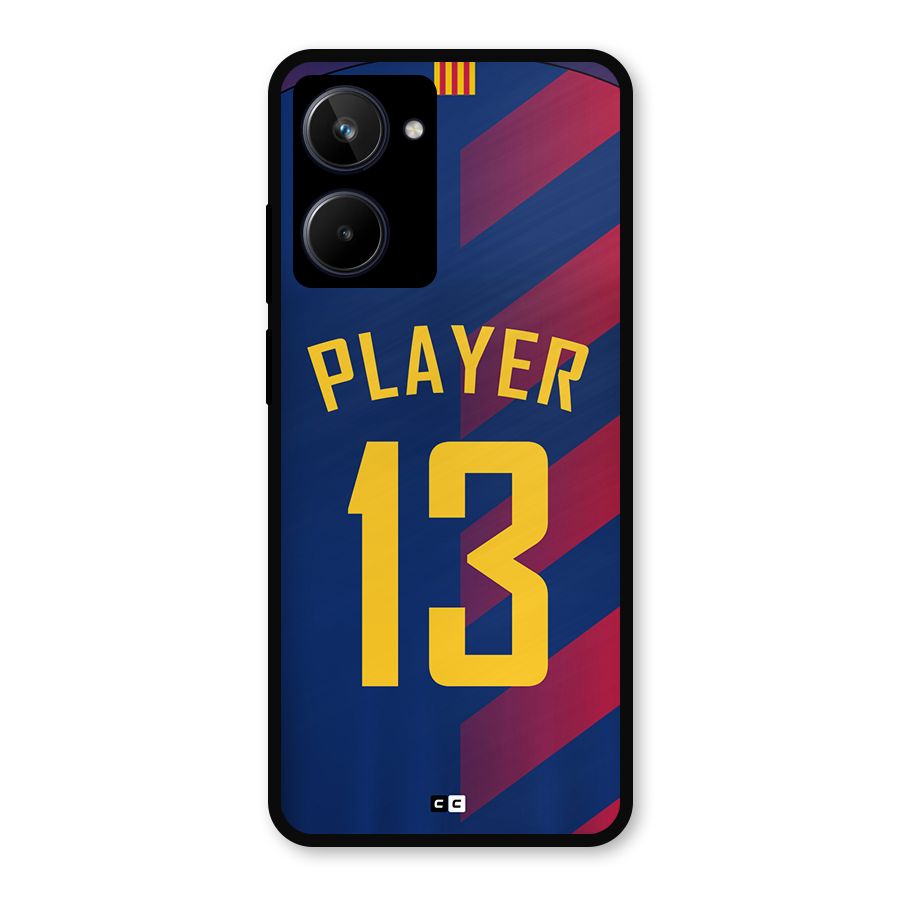 Player Thirteen Metal Back Case for Realme 10