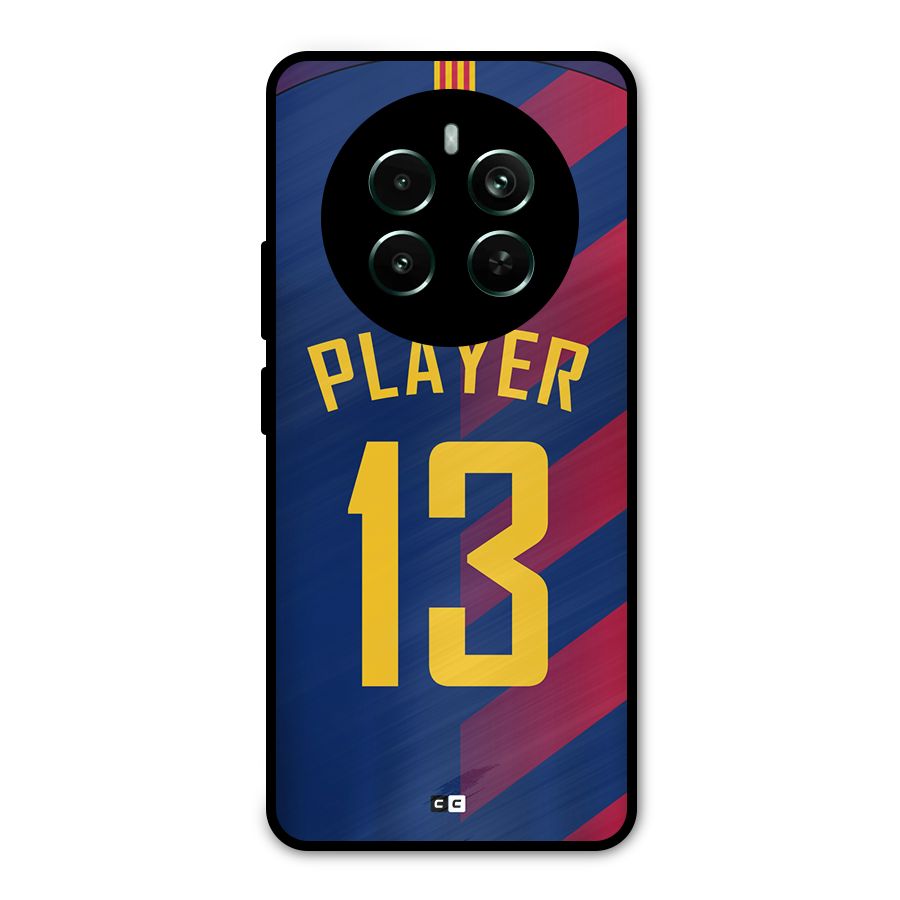 Player Thirteen Metal Back Case for Realme 12 Plus