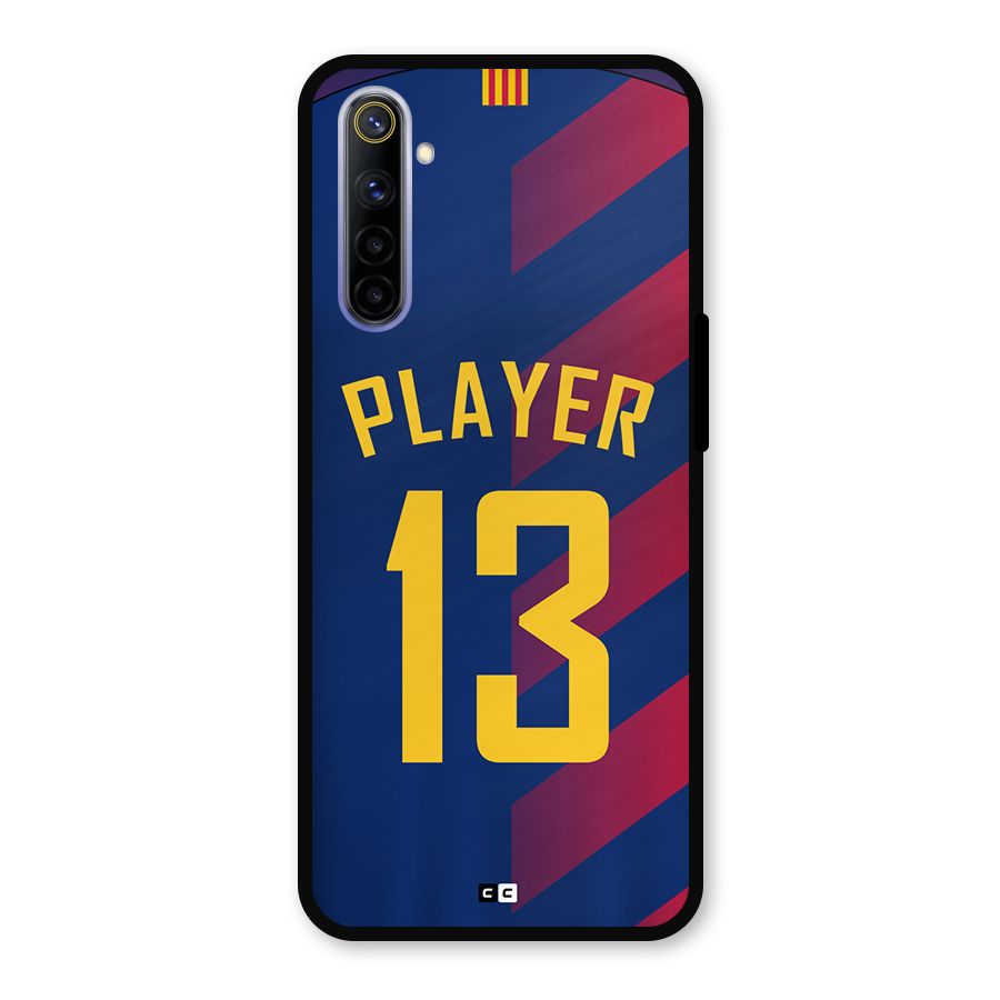 Player Thirteen Metal Back Case for Realme 6i