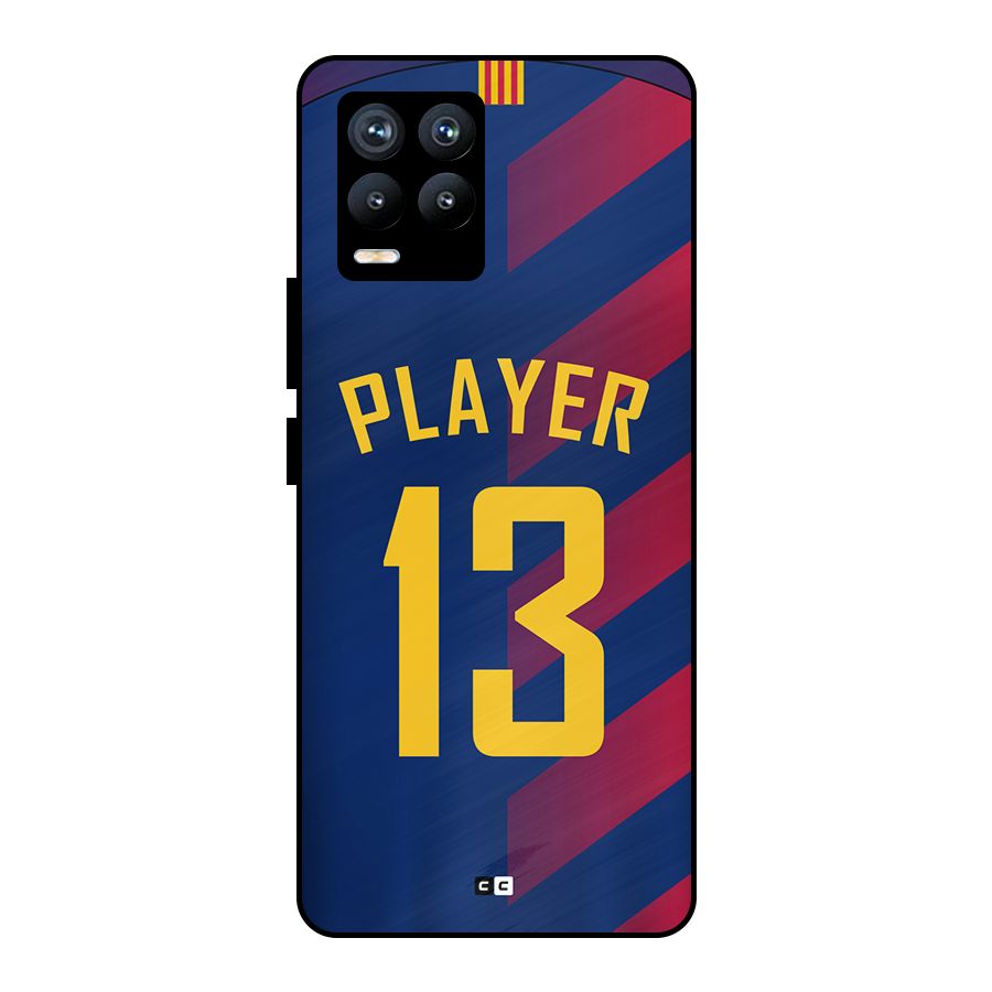 Player Thirteen Metal Back Case for Realme 8 Pro