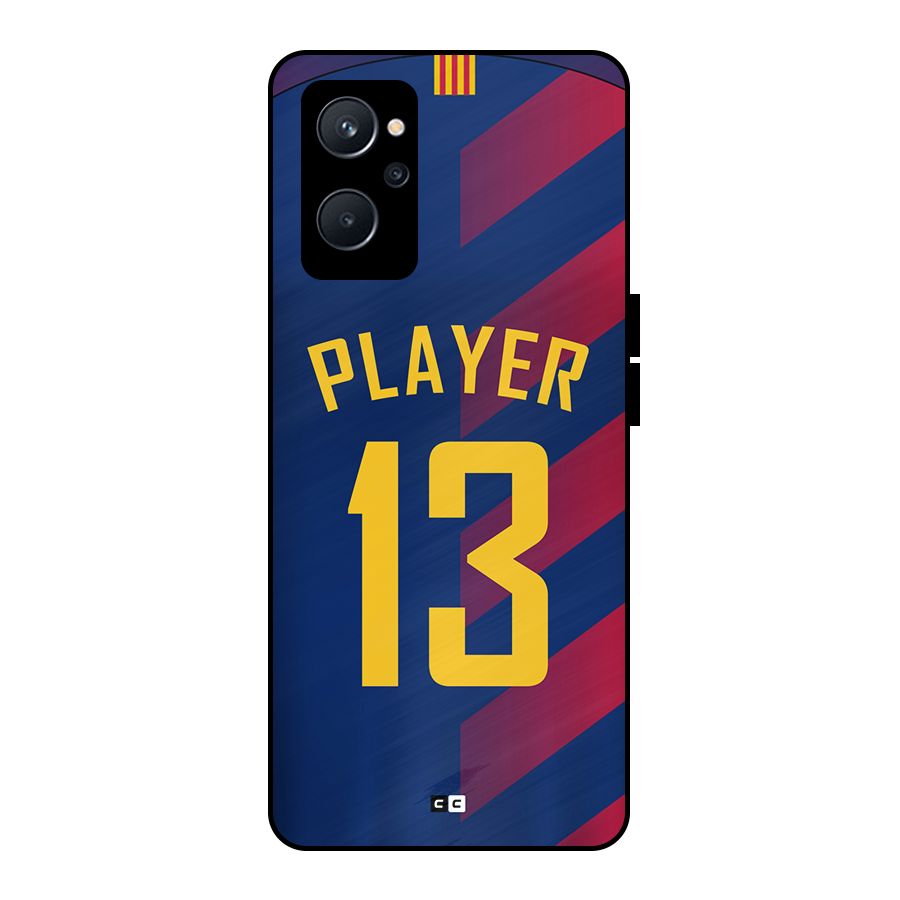 Player Thirteen Metal Back Case for Realme 9i 5G