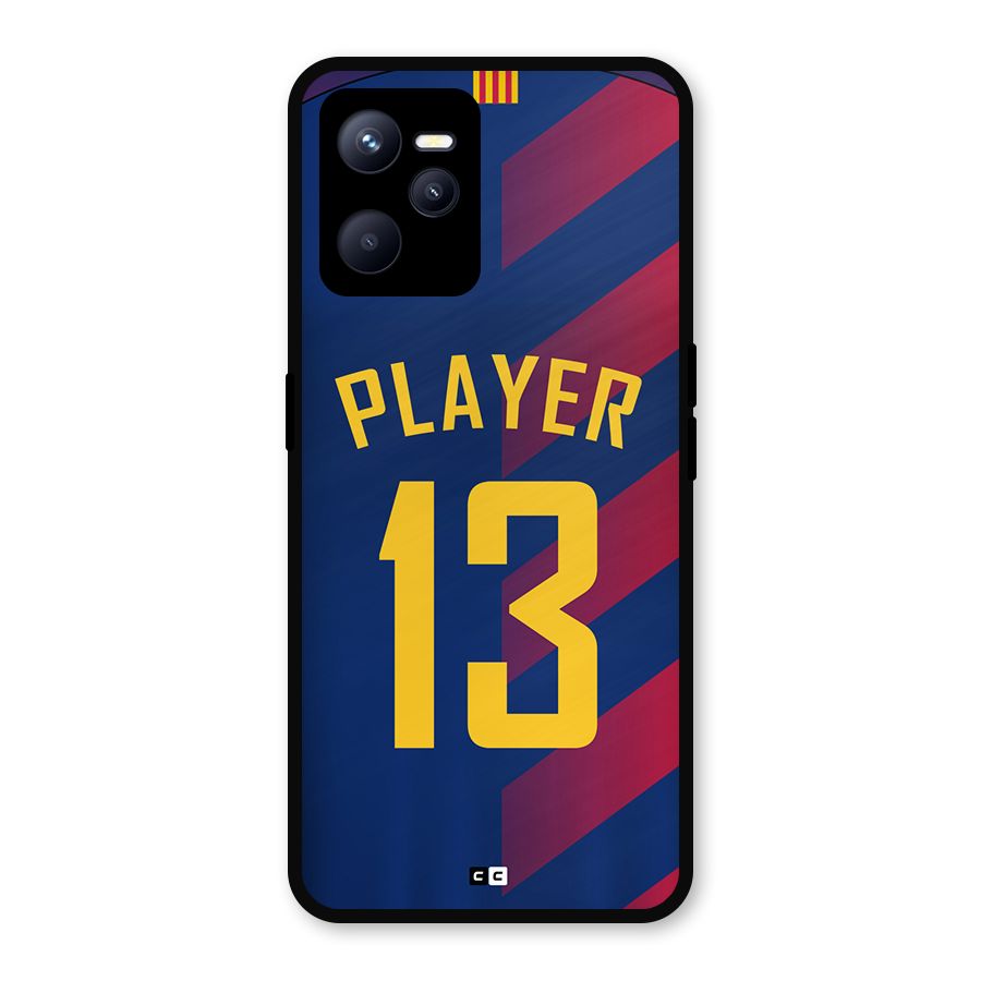 Player Thirteen Metal Back Case for Realme C35