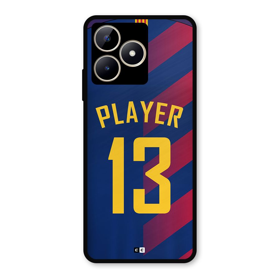 Player Thirteen Metal Back Case for Realme C53