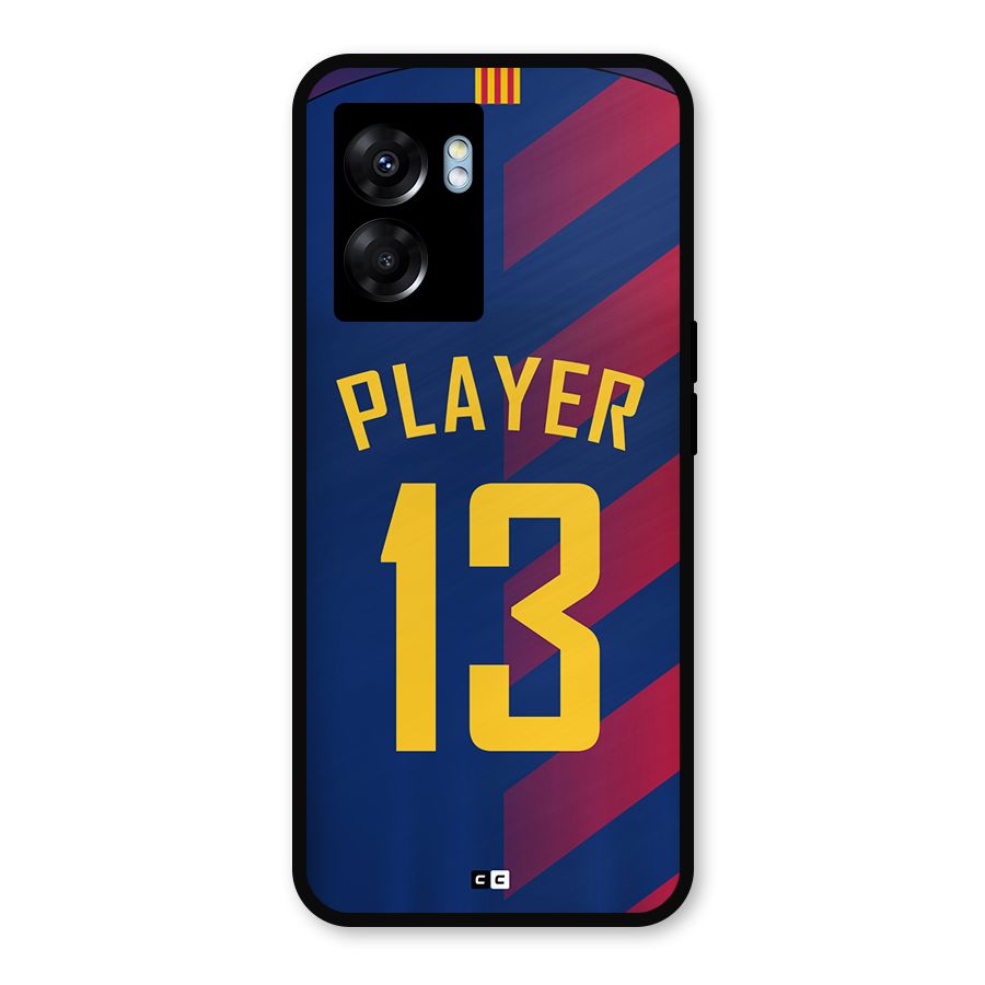 Player Thirteen Metal Back Case for Realme Narzo 50 5G