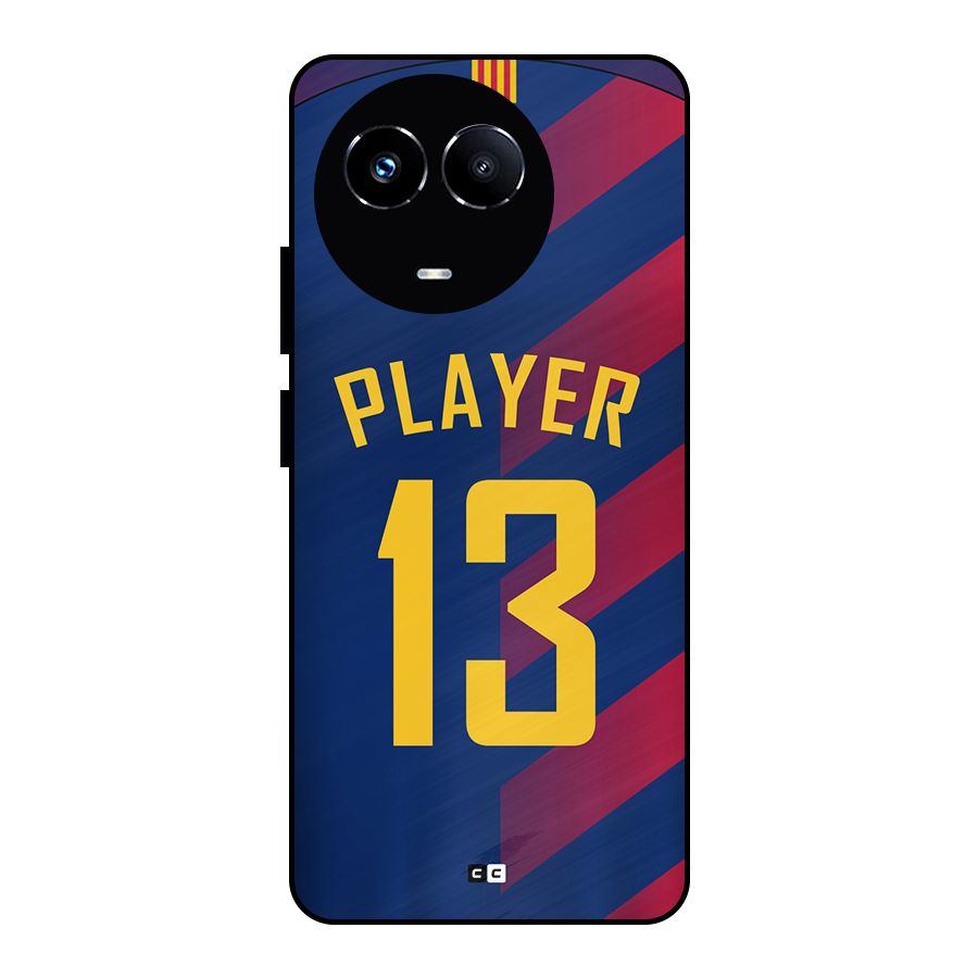 Player Thirteen Metal Back Case for Realme Narzo 60X