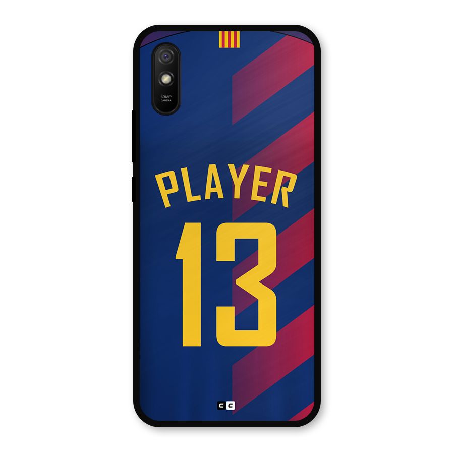 Player Thirteen Metal Back Case for Redmi 9i