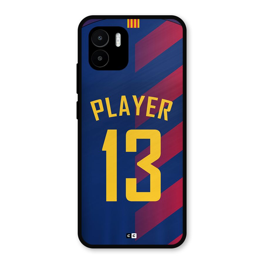 Player Thirteen Metal Back Case for Redmi A2