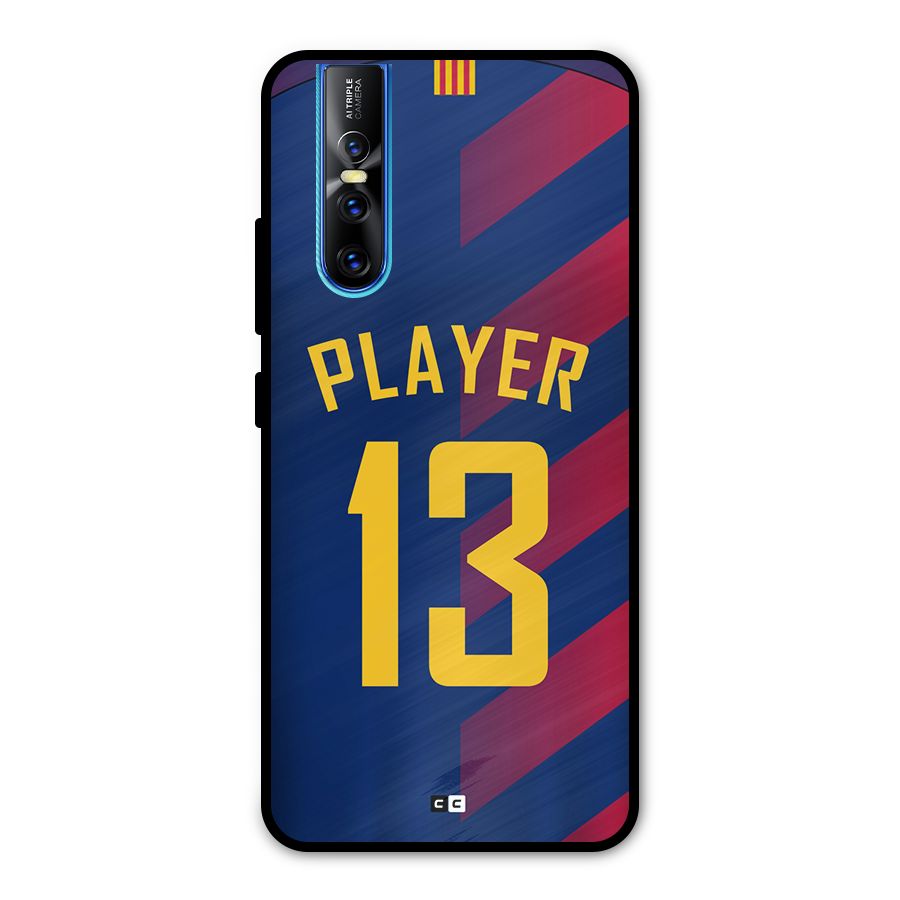 Player Thirteen Metal Back Case for Vivo V15 Pro