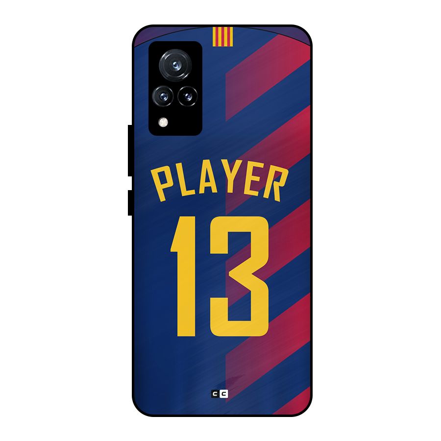 Player Thirteen Metal Back Case for Vivo V21 5G