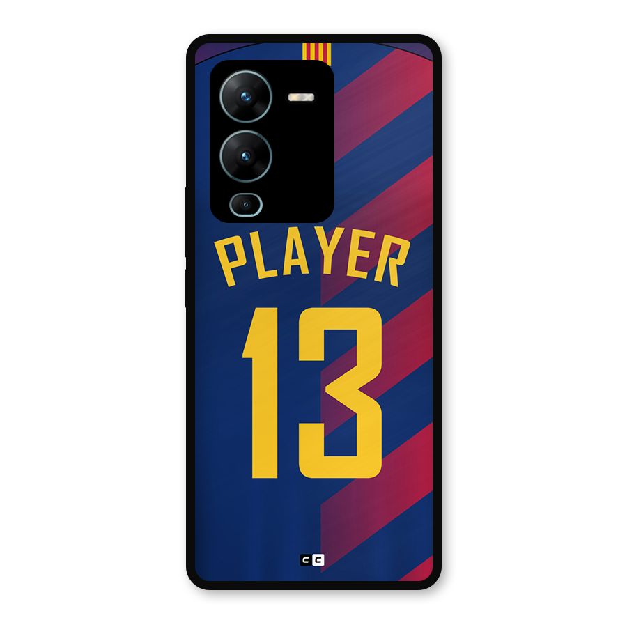 Player Thirteen Metal Back Case for Vivo V25 Pro