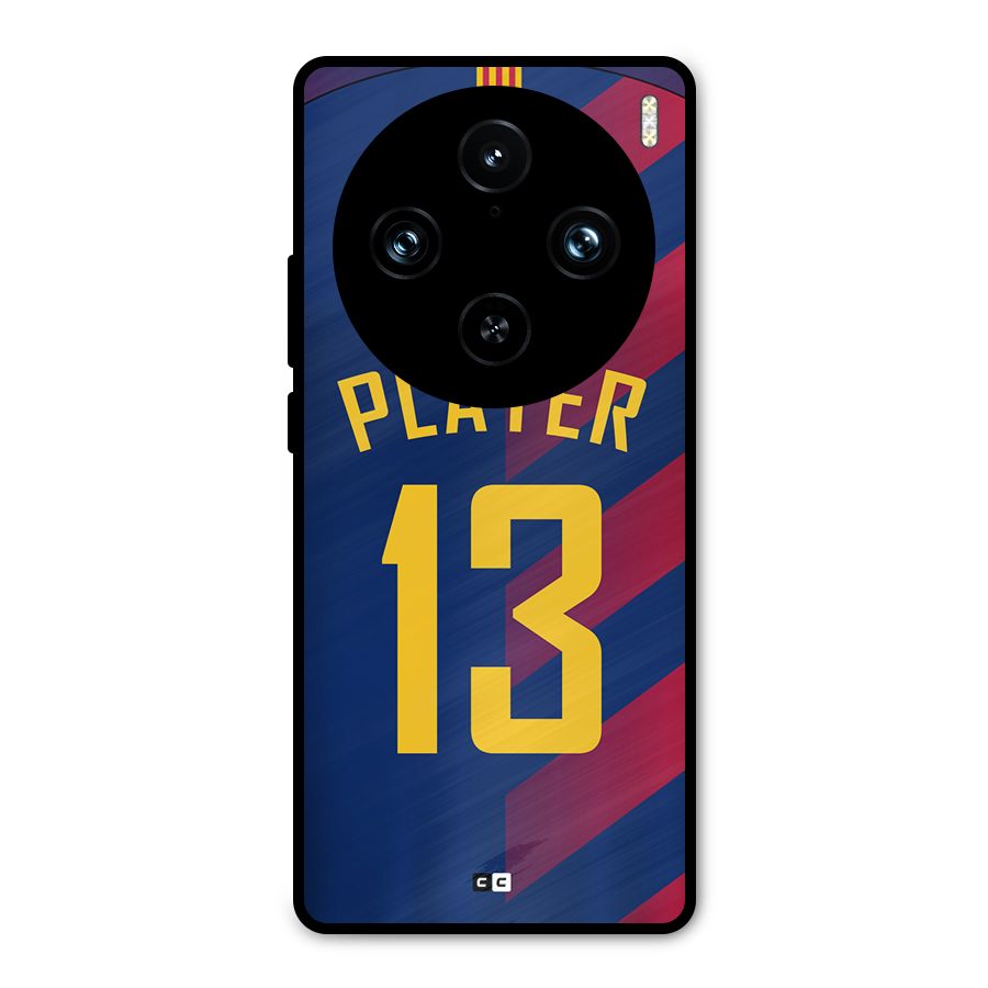 Player Thirteen Metal Back Case for Vivo X100 Pro