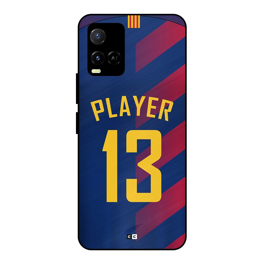 Player Thirteen Metal Back Case for Vivo Y21