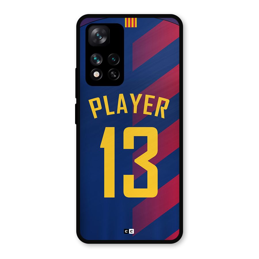 Player Thirteen Metal Back Case for Xiaomi 11i Hypercharge 5G
