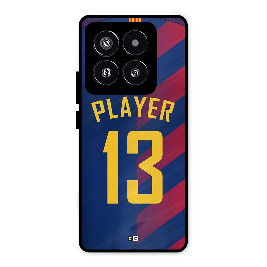 Player Thirteen Metal Back Case for Xiaomi 14 Pro