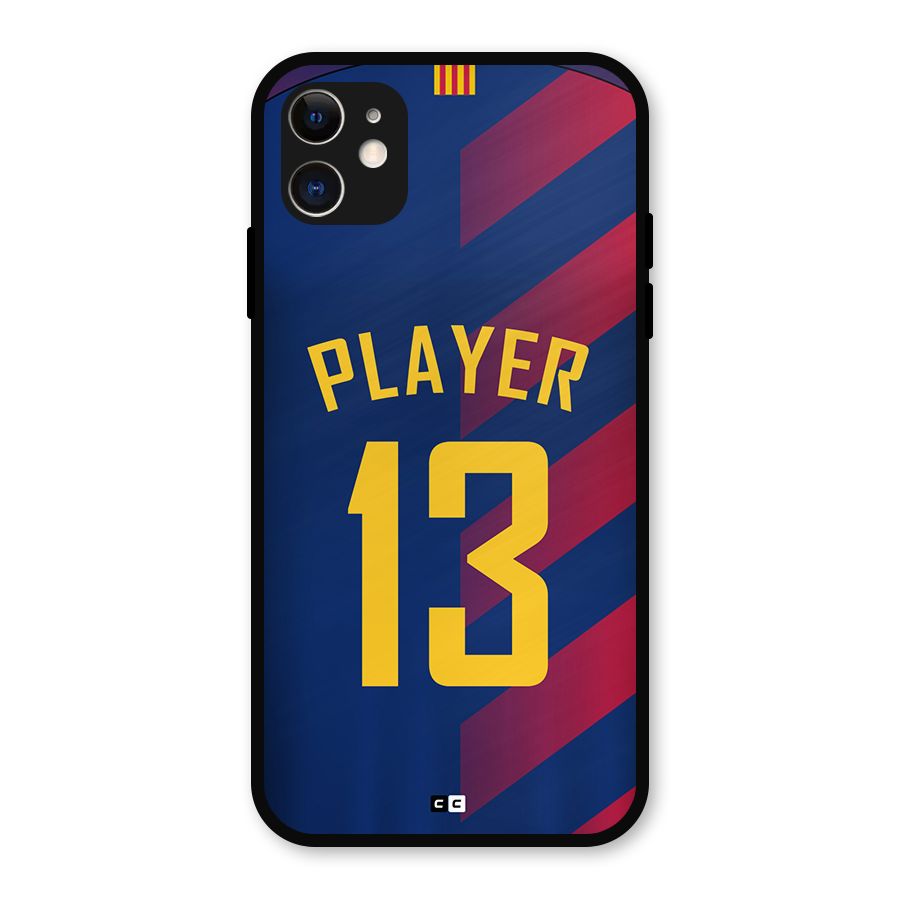 Player Thirteen Metal Back Case for iPhone 11