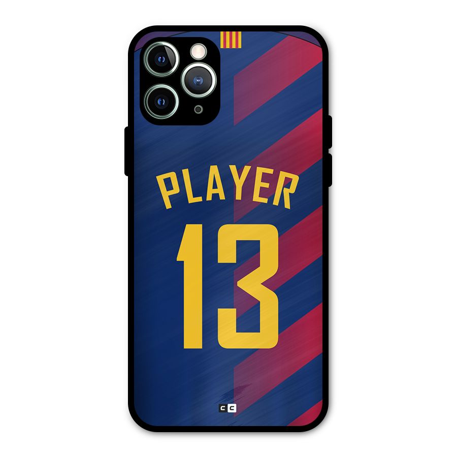 Player Thirteen Metal Back Case for iPhone 11 Pro Max