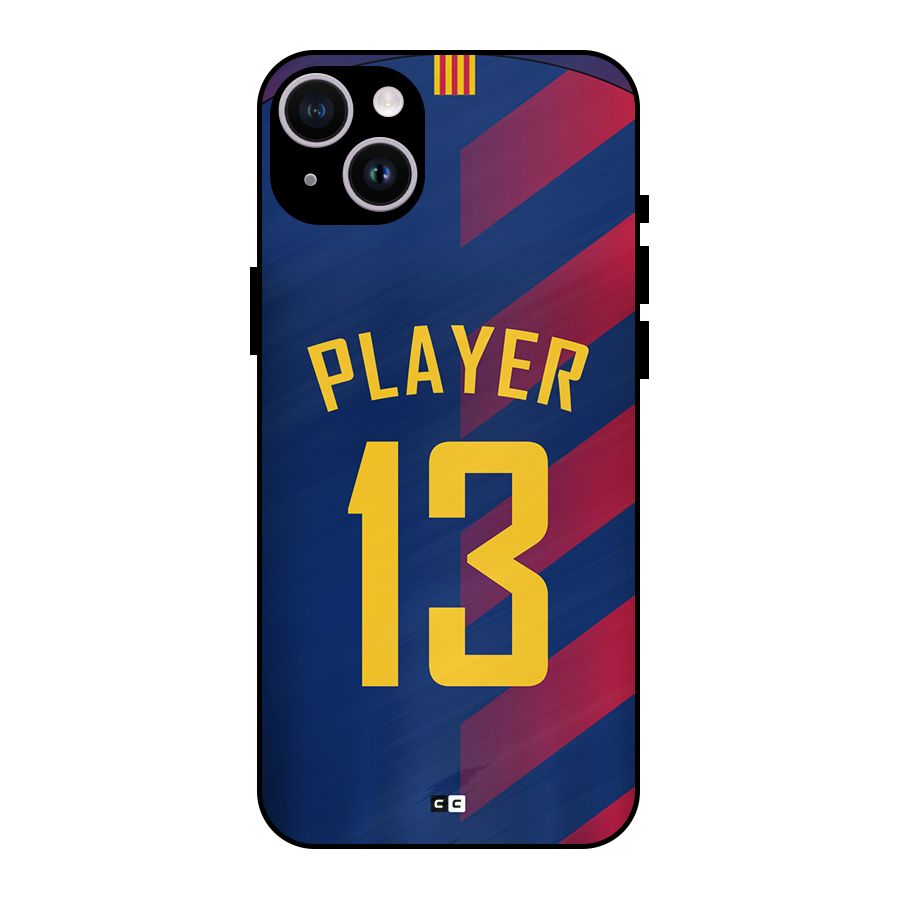 Player Thirteen Metal Back Case for iPhone 14 Plus