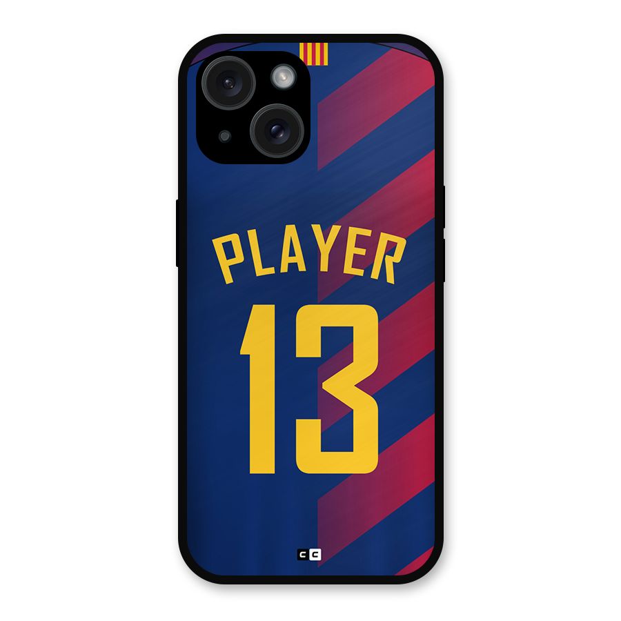 Player Thirteen Metal Back Case for iPhone 15