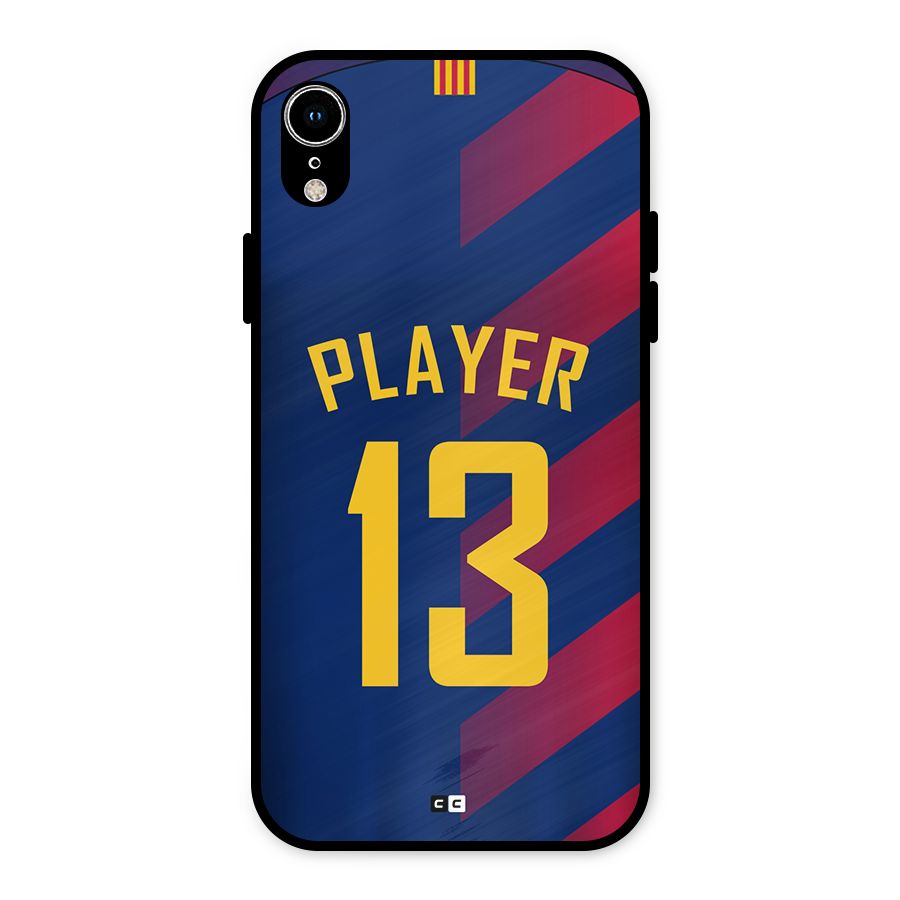 Player Thirteen Metal Back Case for iPhone XR