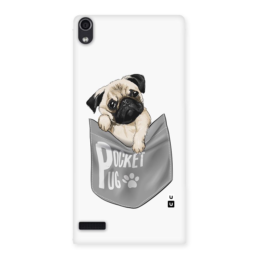 Pocket Pug Back Case for Ascend P6