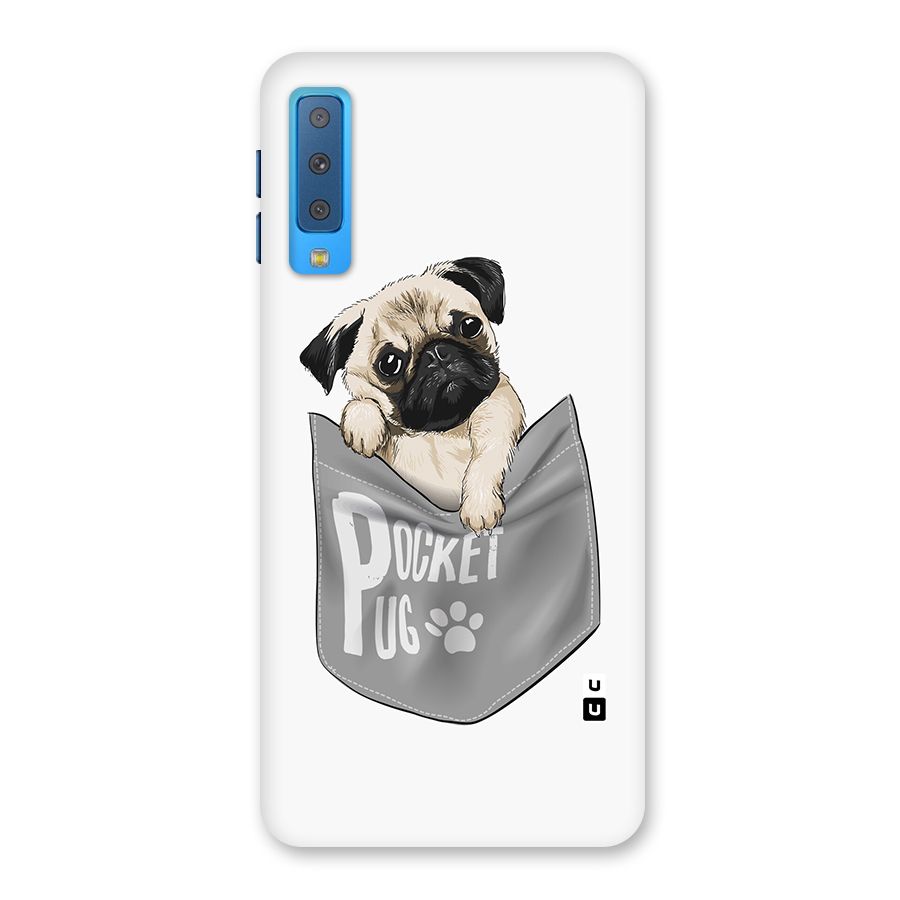 Pocket Pug Back Case for Galaxy A7 (2018)