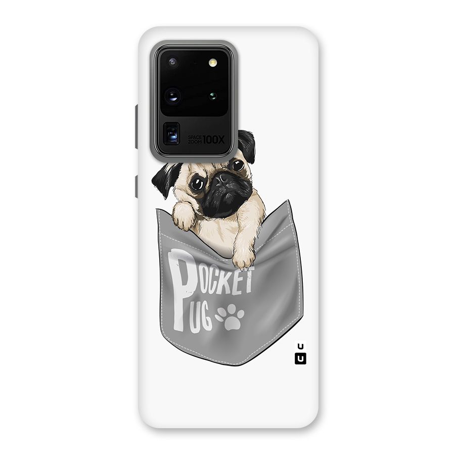 Pocket Pug Back Case for Galaxy S20 Ultra