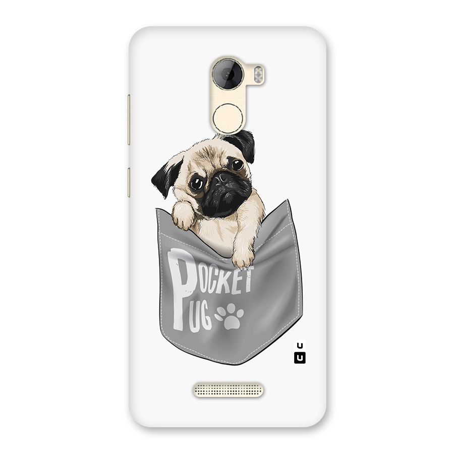 Pocket Pug Back Case for Gionee A1 LIte