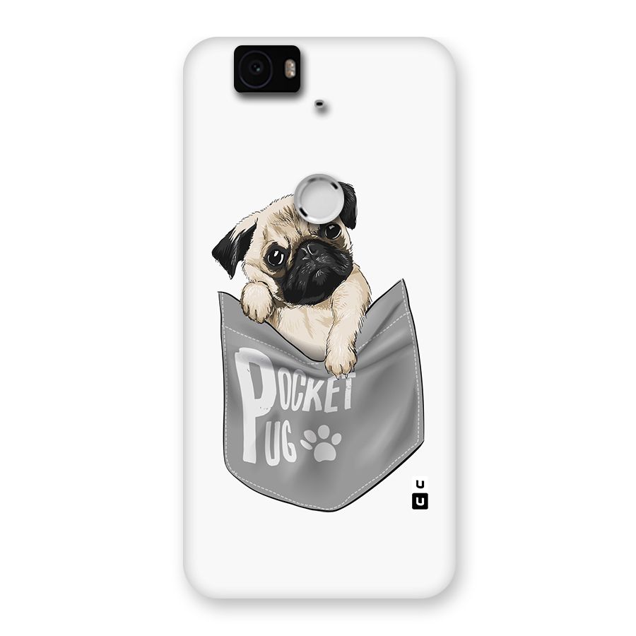 Pocket Pug Back Case for Google Nexus-6P