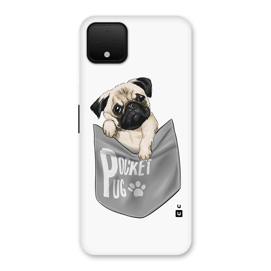 Pocket Pug Back Case for Google Pixel 4 XL