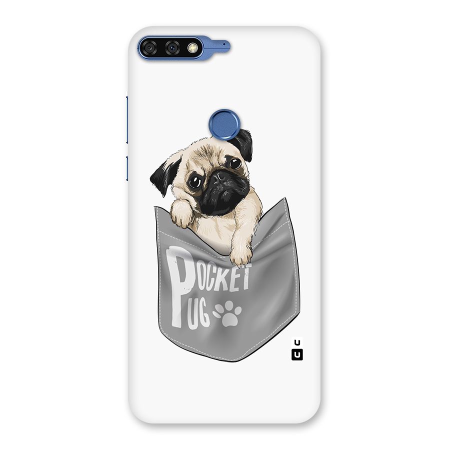 Pocket Pug Back Case for Honor 7C