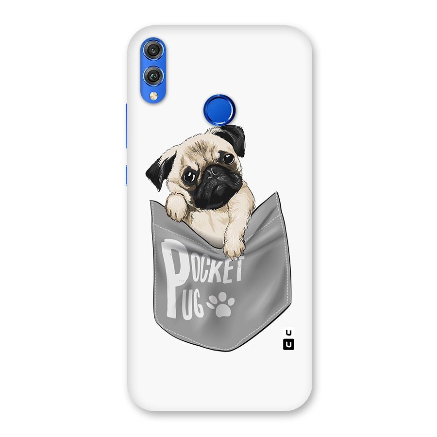 Pocket Pug Back Case for Honor 8X
