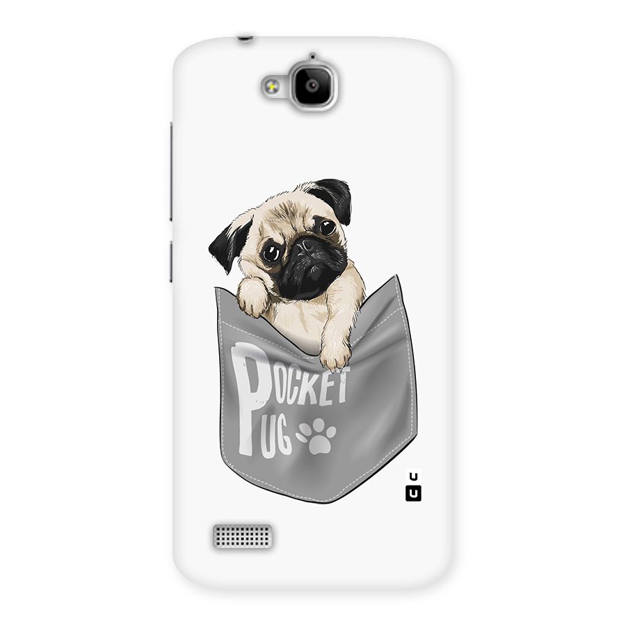 Pocket Pug Back Case for Honor Holly