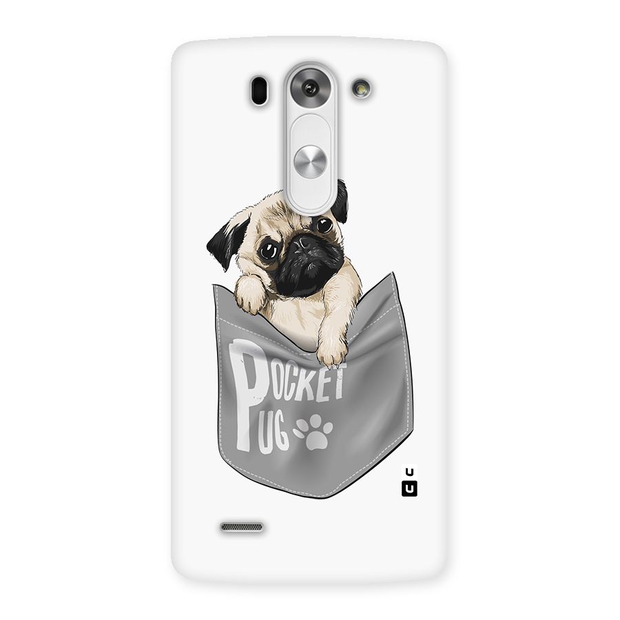 Pocket Pug Back Case for LG G3 Beat