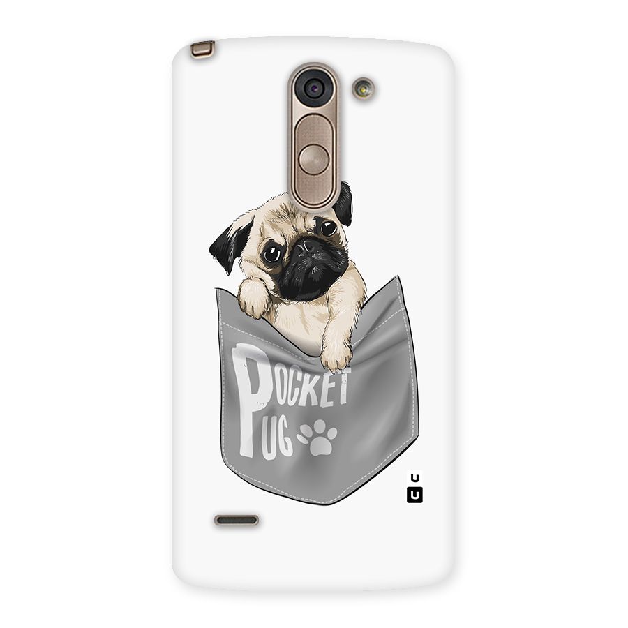 Pocket Pug Back Case for LG G3 Stylus