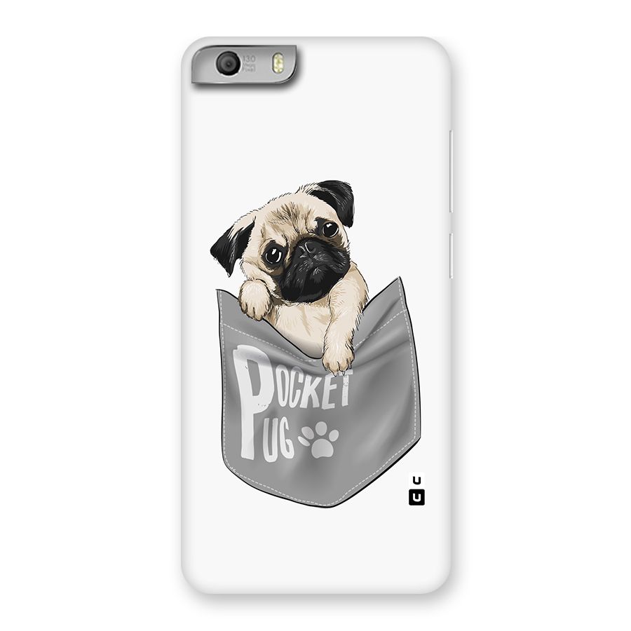 Pocket Pug Back Case for Micromax Canvas Knight 2