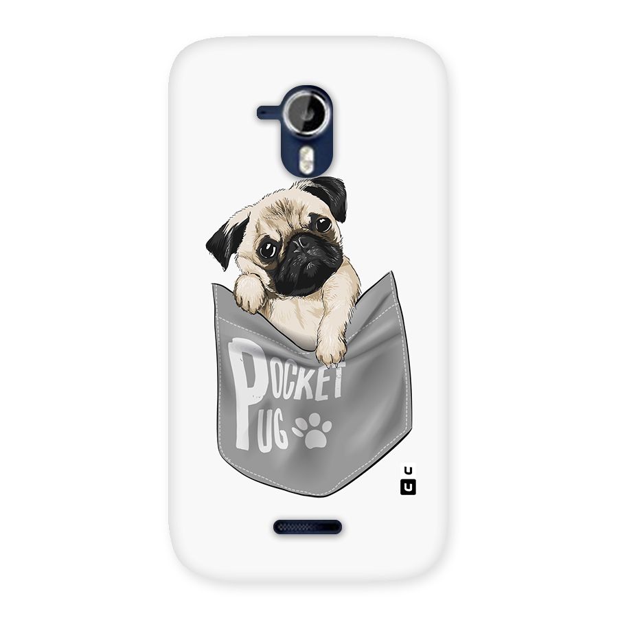 Pocket Pug Back Case for Micromax Canvas Magnus A117