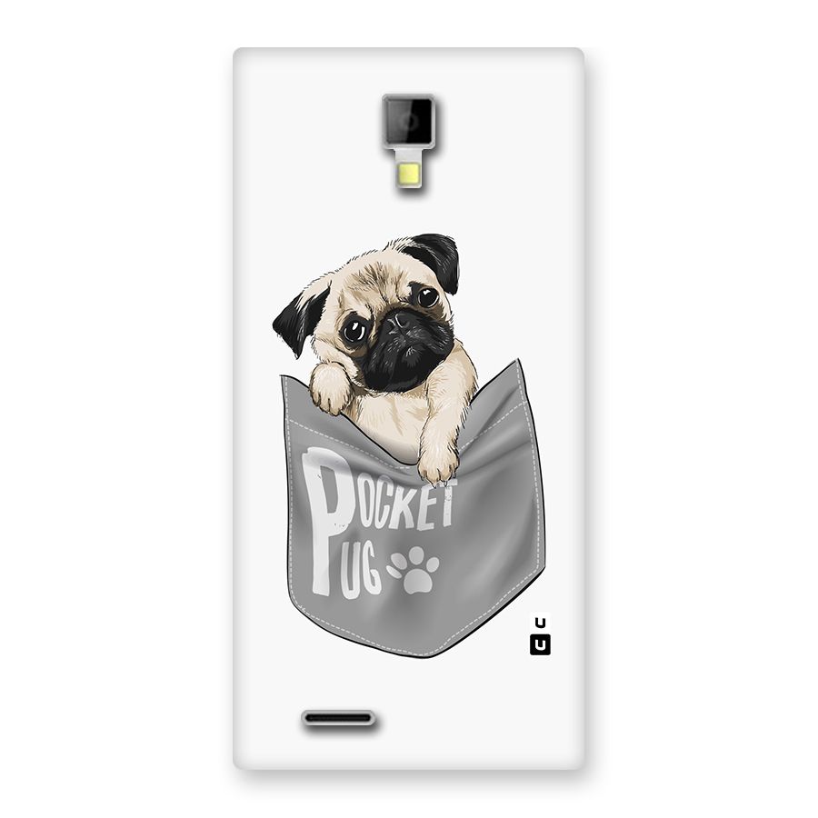 Pocket Pug Back Case for Micromax Canvas Xpress A99