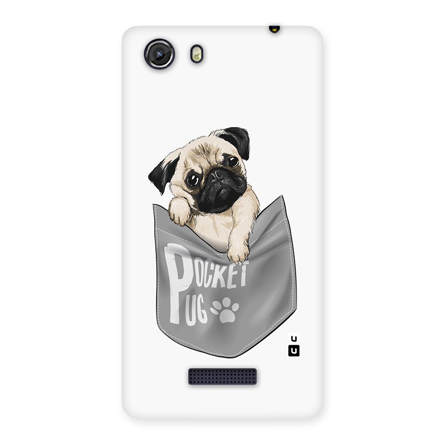 Pocket Pug Back Case for Micromax Unite 3