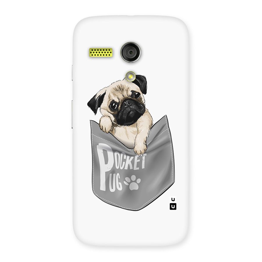 Pocket Pug Back Case for Moto G