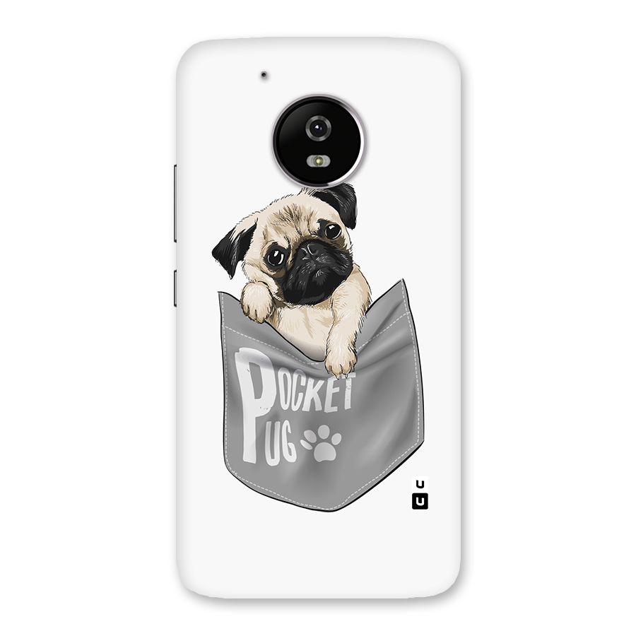 Pocket Pug Back Case for Moto G5