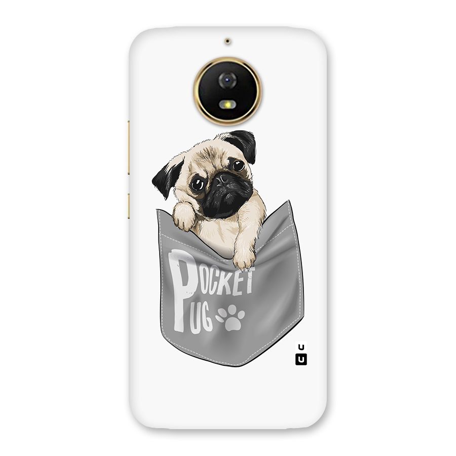 Pocket Pug Back Case for Moto G5s