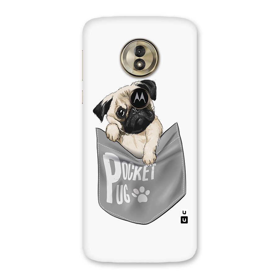 Pocket Pug Back Case for Moto G6 Play