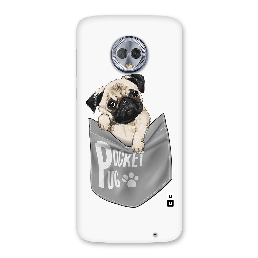 Pocket Pug Back Case for Moto G6 Plus