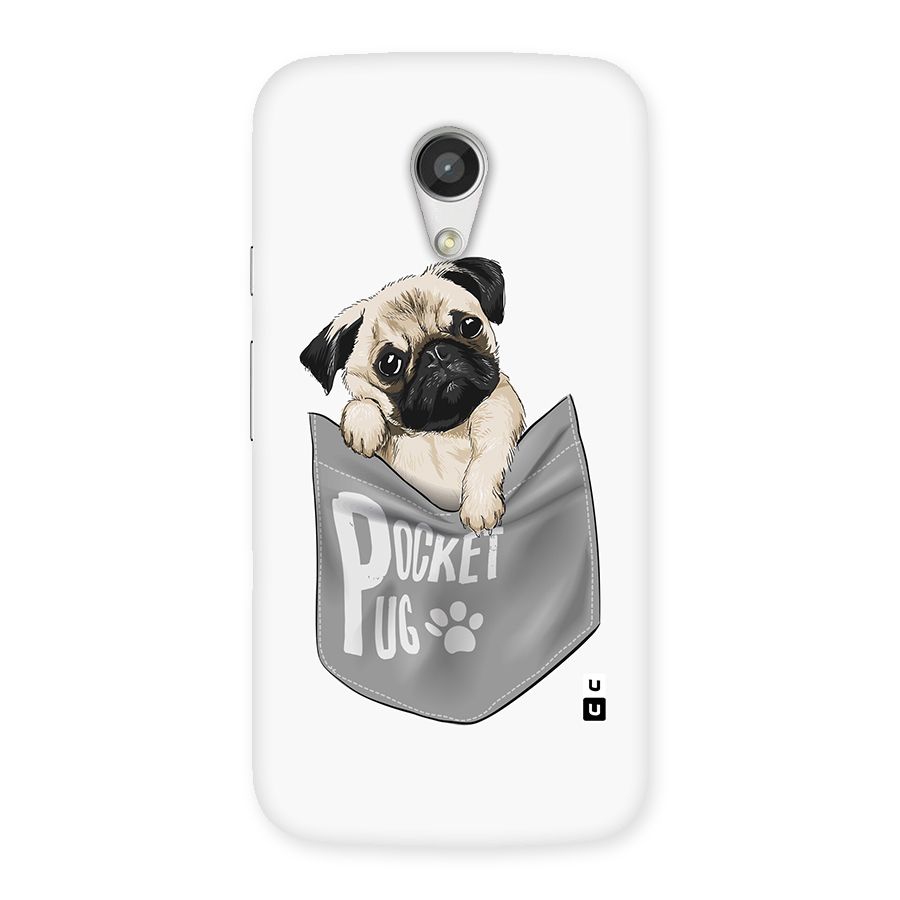 Pocket Pug Back Case for Moto G 2nd Gen