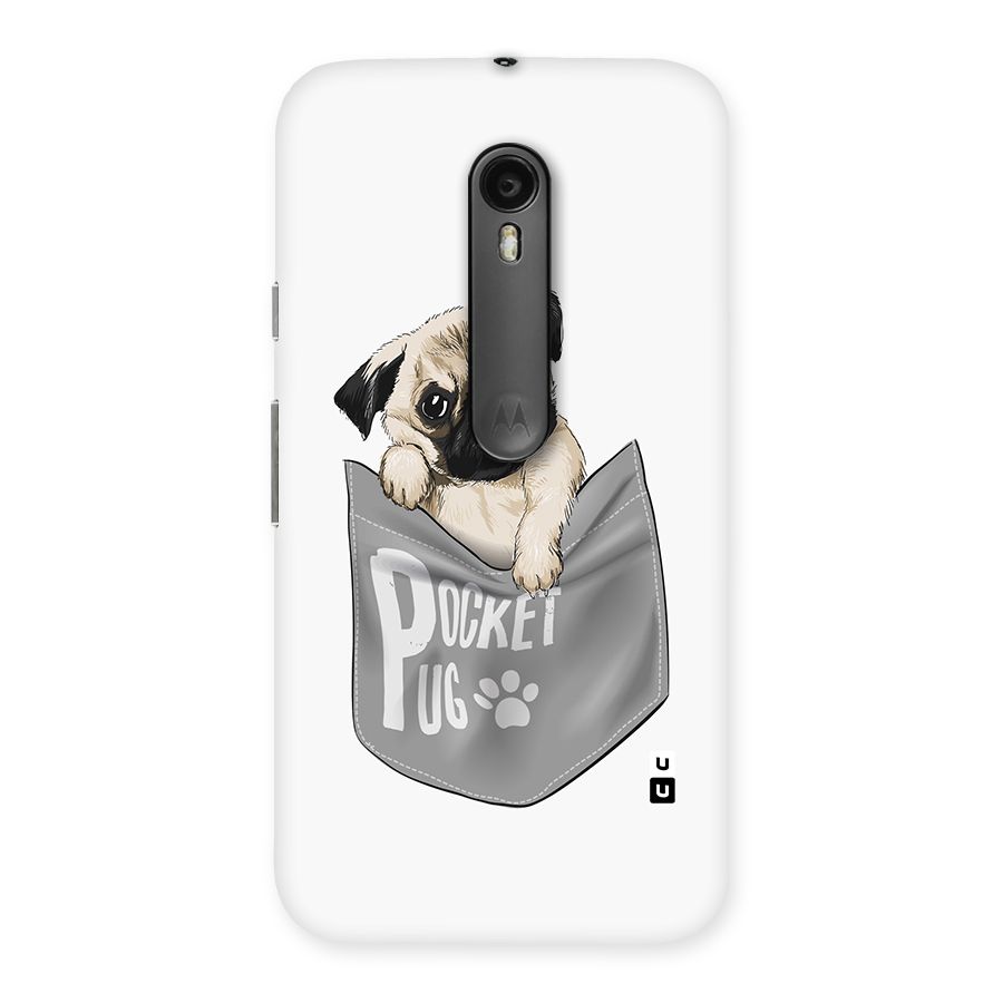 Pocket Pug Back Case for Moto G Turbo