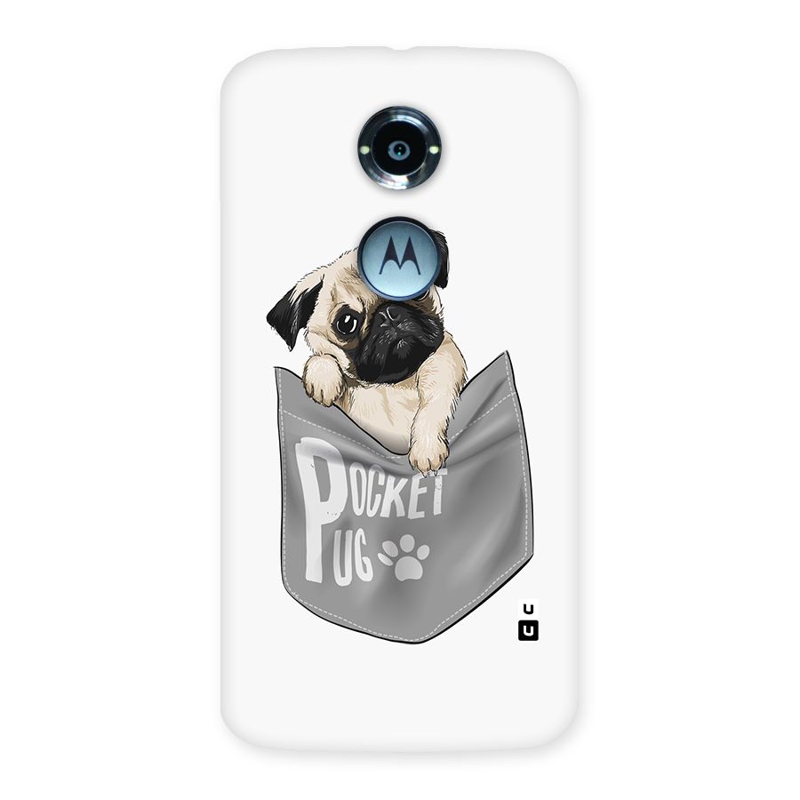 Pocket Pug Back Case for Moto X 2nd Gen