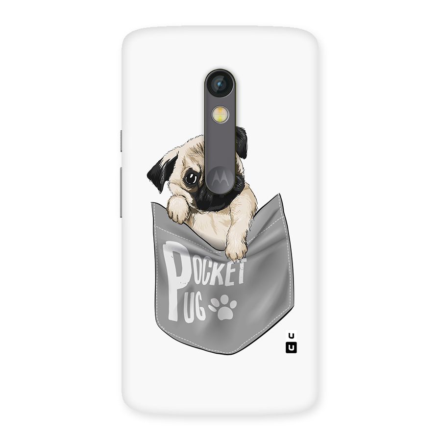 Pocket Pug Back Case for Moto X Play